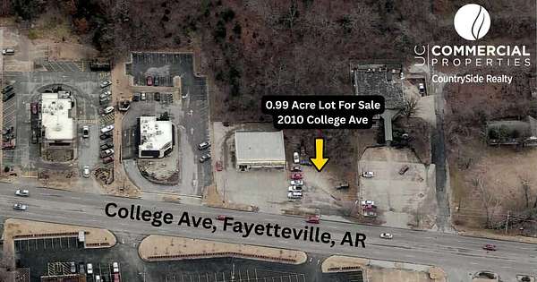 0.99 Acres of Mixed-Use Land for Sale in Fayetteville, Arkansas