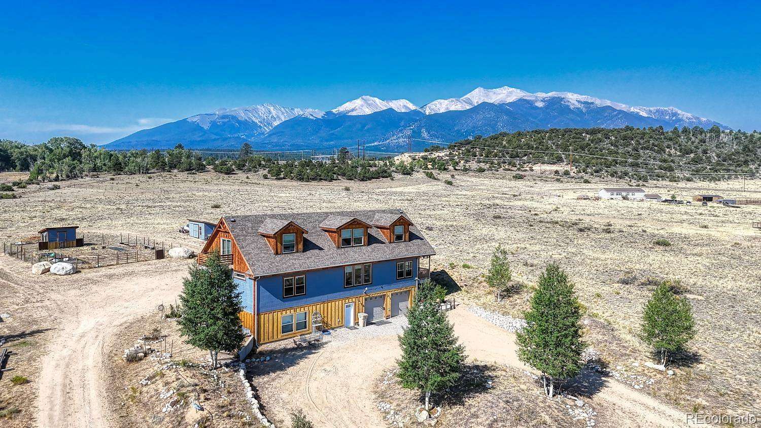 11.8 Acres of Recreational Land with Home for Sale in Nathrop, Colorado