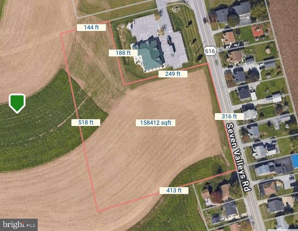 3.29 Acres of Commercial Land for Lease in York, Pennsylvania
