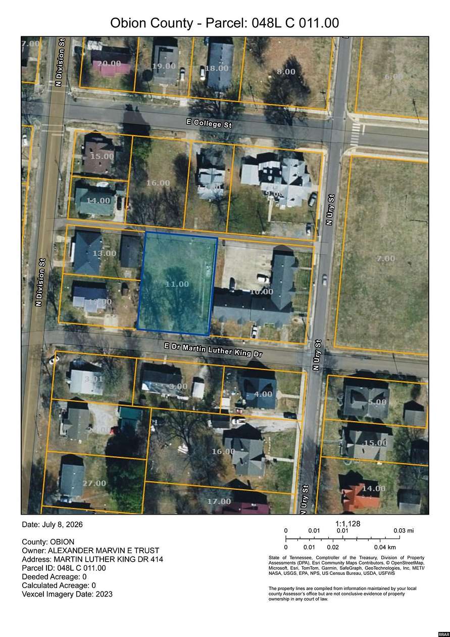 1 Acre of Land for Sale in Union City, Tennessee