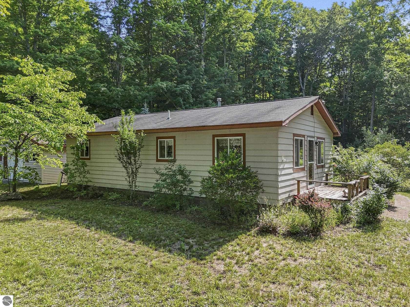 5 Acres of Land with Home for Sale in Benzonia, Michigan