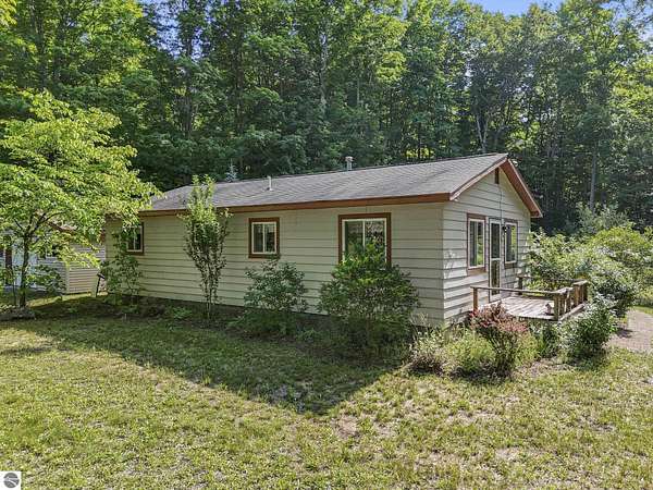 5 Acres of Land with Home for Sale in Benzonia, Michigan