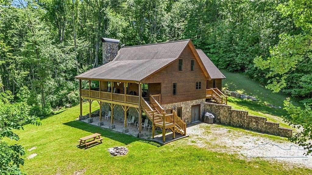 35.3 Acres of Recreational Land with Home for Sale in Creston, North Carolina