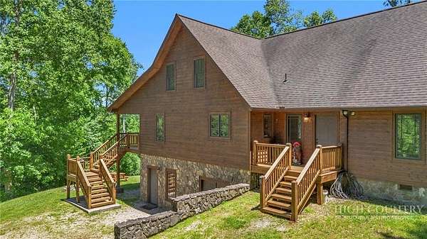 35.3 Acres of Recreational Land with Home for Sale in Creston, North Carolina