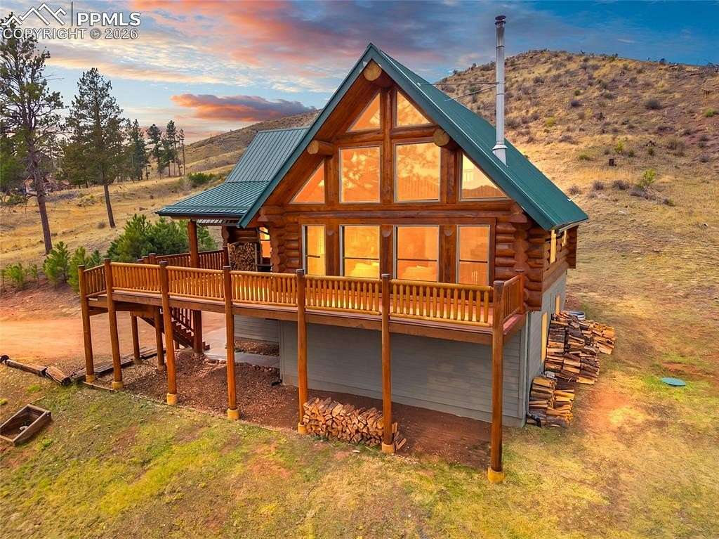 5.22 Acres of Land with Home for Sale in Woodland Park, Colorado