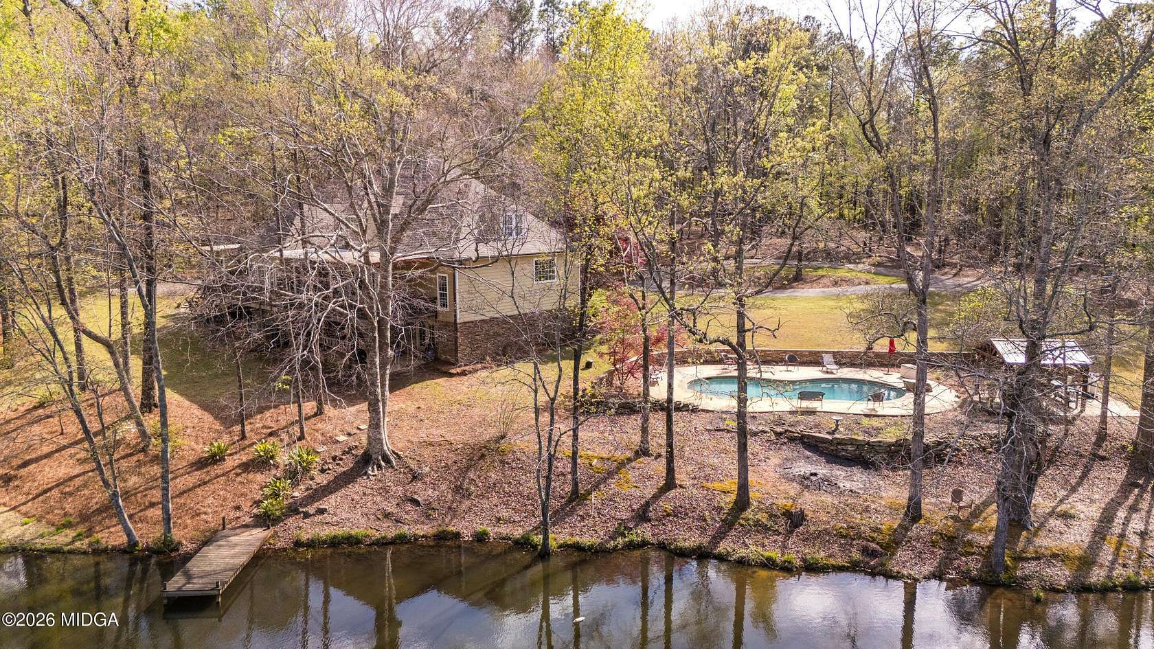 10 Acres of Land with Home for Sale in Macon, Georgia
