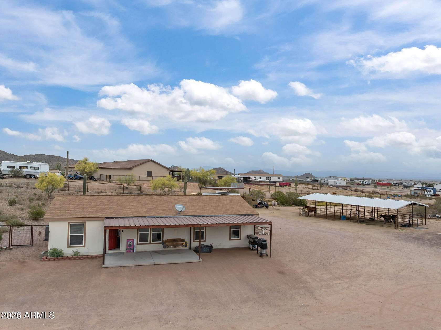 3.33 Acres of Land with Home for Sale in Queen Creek, Arizona