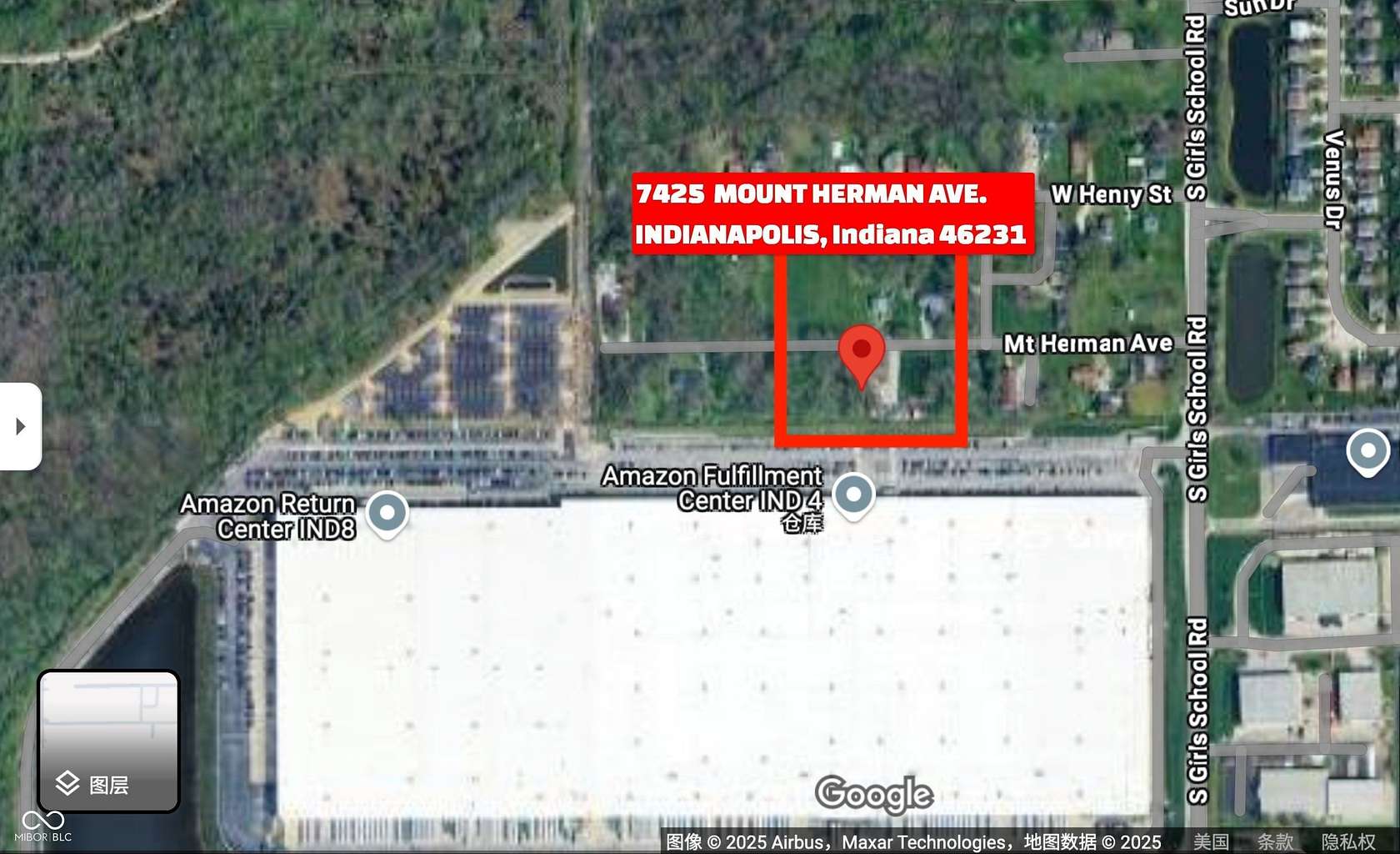 0.09 Acres of Residential Land for Sale in Indianapolis, Indiana
