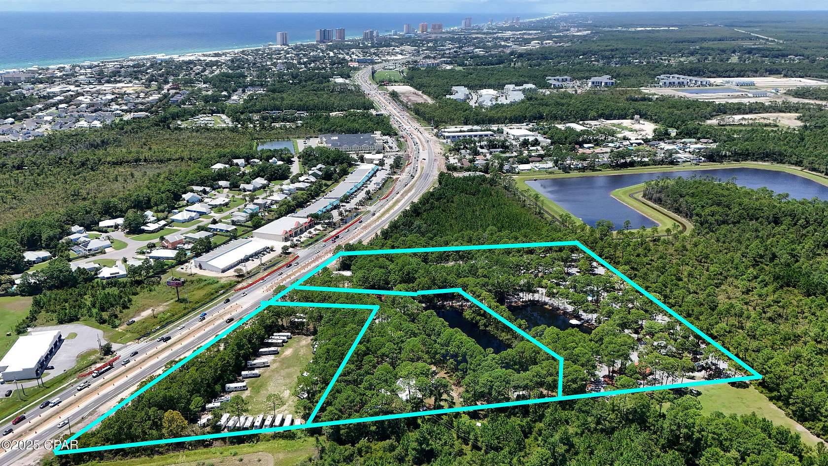 13.8 Acres of Commercial Land for Sale in Panama City Beach, Florida