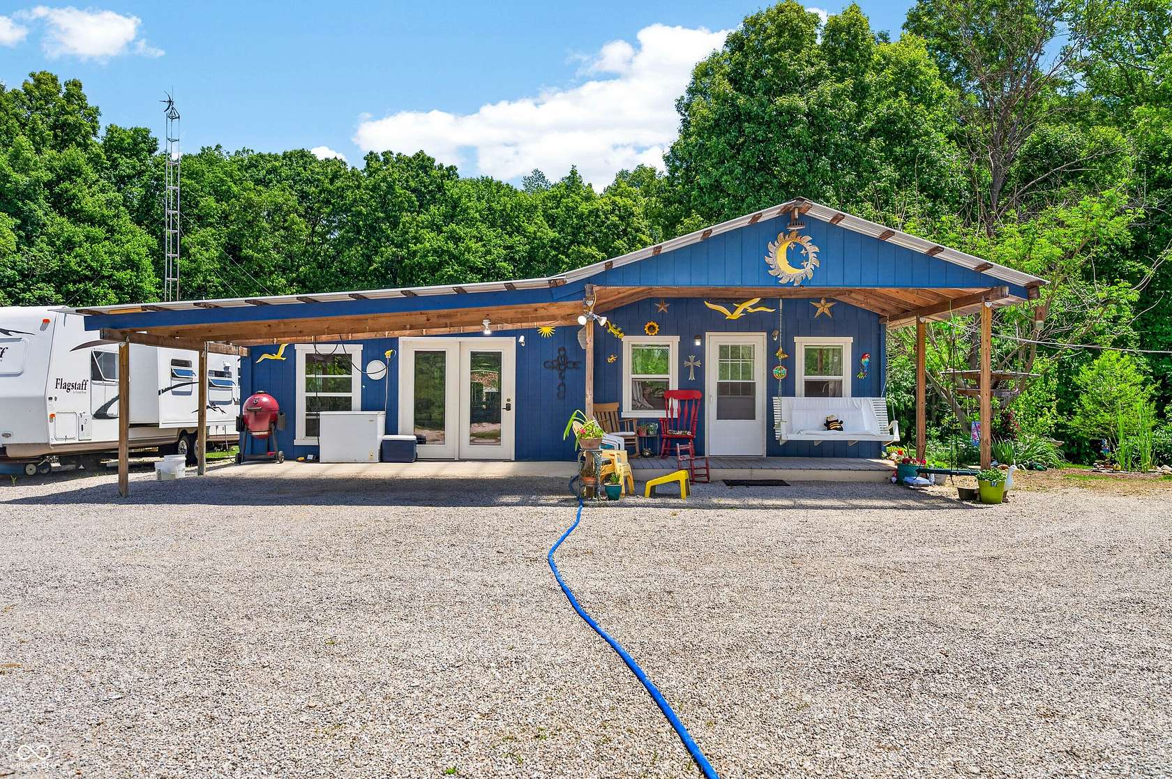 7.5 Acres of Land with Home for Sale in Morgantown, Indiana