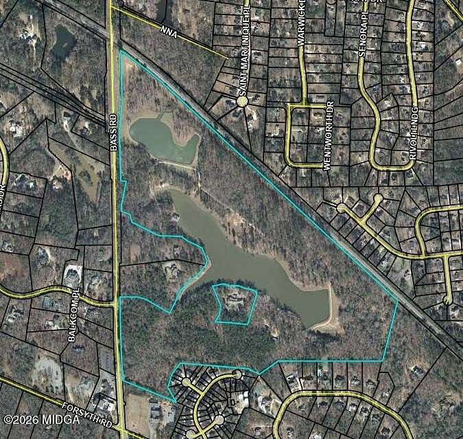 103 Acres of Recreational Land for Sale in Macon, Georgia