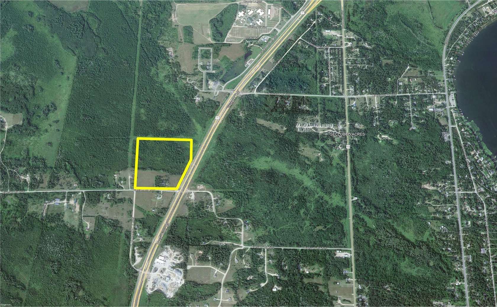 37.6 Acres of Mixed-Use Land for Sale in Bemidji, Minnesota