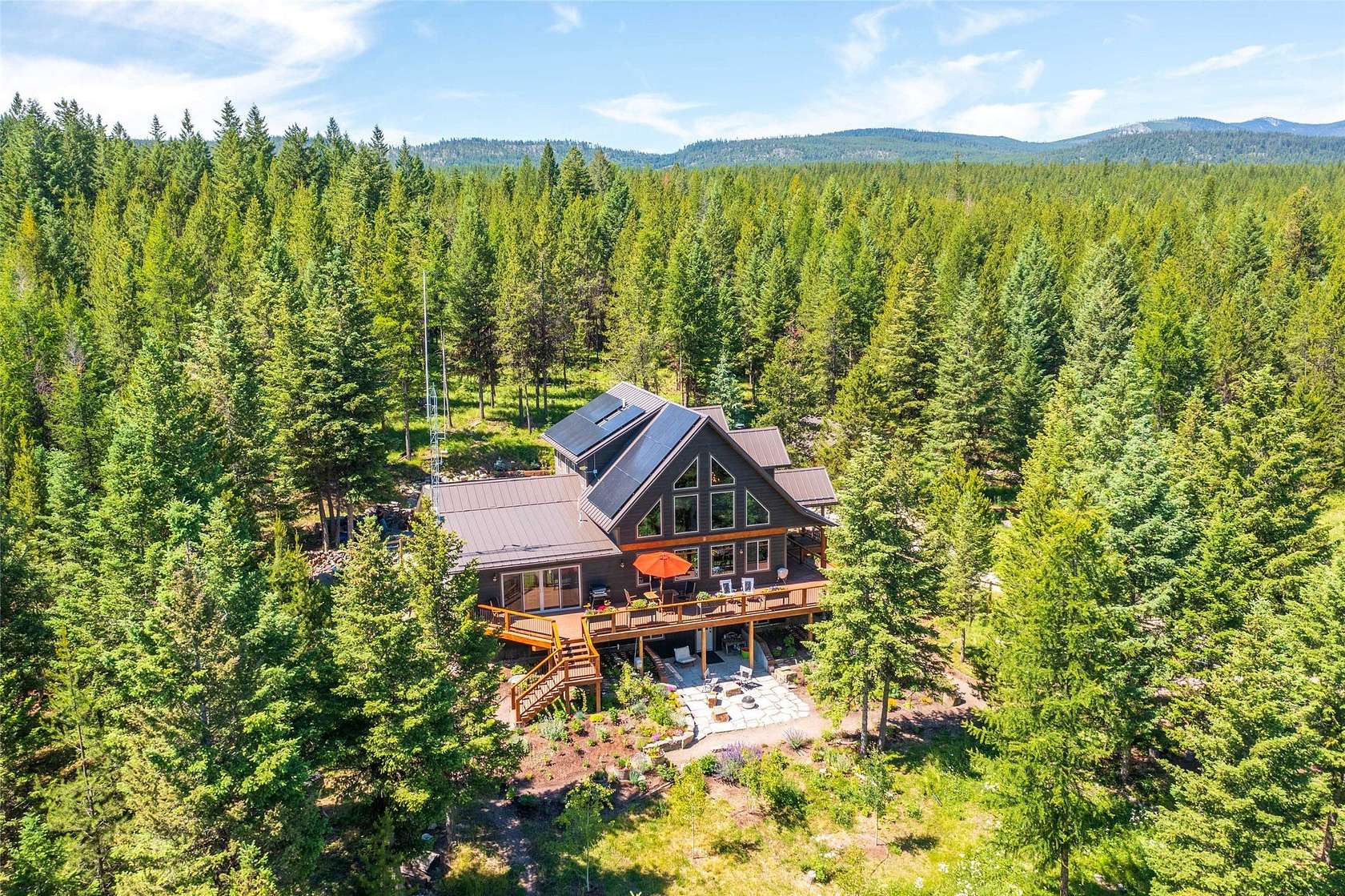 40 Acres of Recreational Land with Home for Sale in Marion, Montana