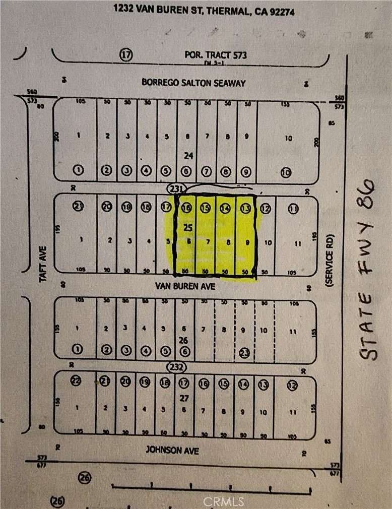 0.91 Acres of Commercial Land for Sale in Thermal, California