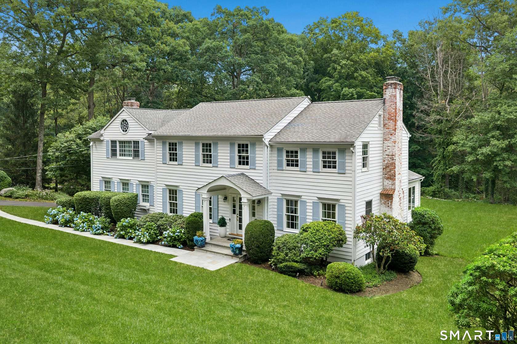 2 Acres of Land with Home for Sale in New Canaan, Connecticut