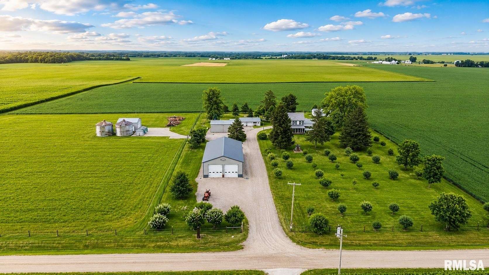 8.26 Acres of Land with Home for Sale in Low Point, Illinois