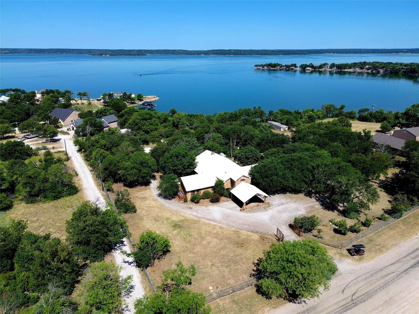 2 Acres of Land with Home for Sale in Lake Bridgeport, Texas