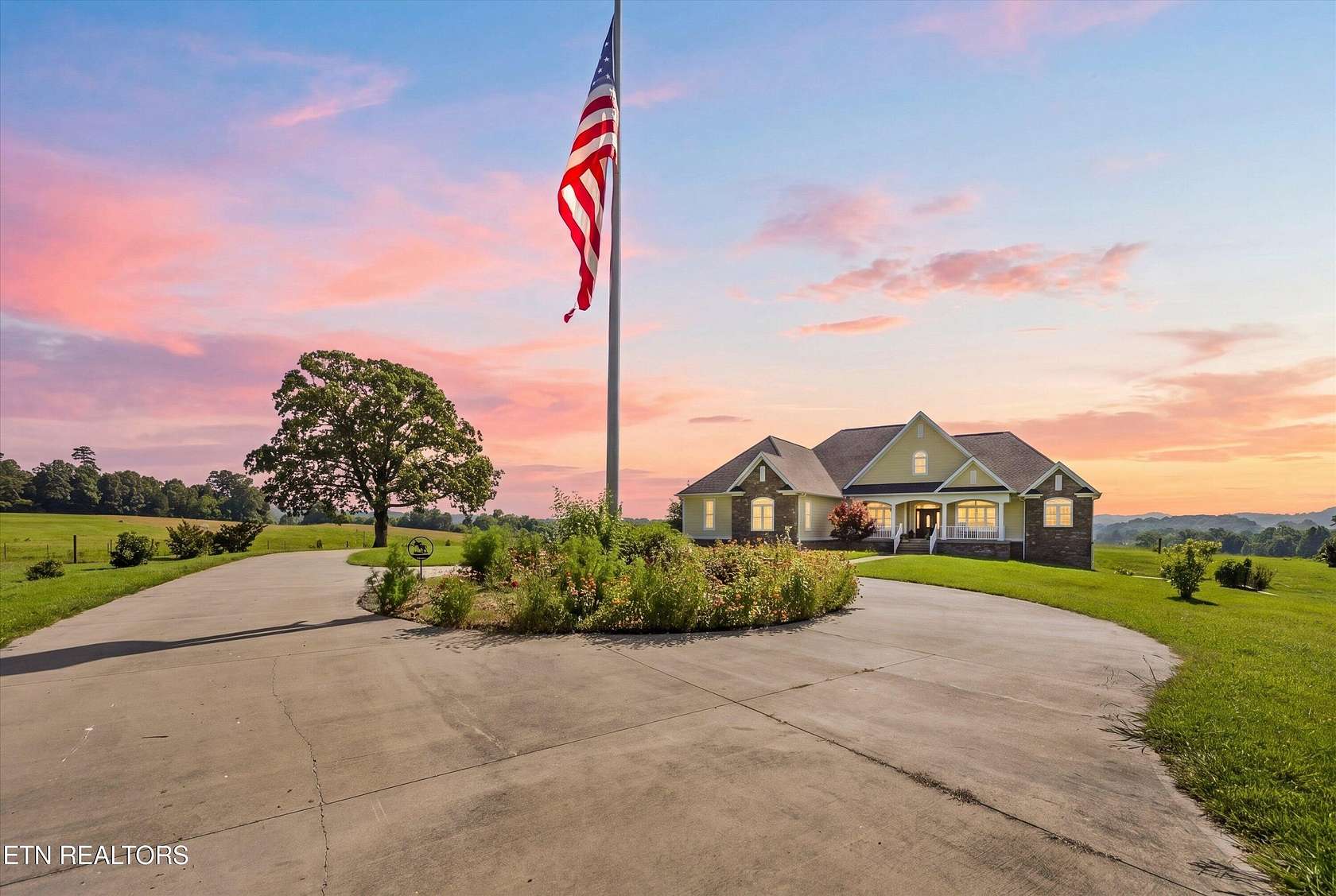 50.2 Acres of Agricultural Land with Home for Sale in Maryville, Tennessee