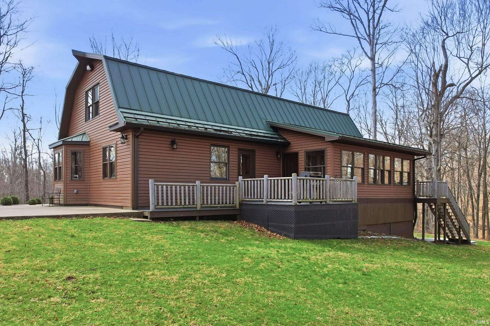 16 Acres of Land with Home for Sale in Milton, Indiana