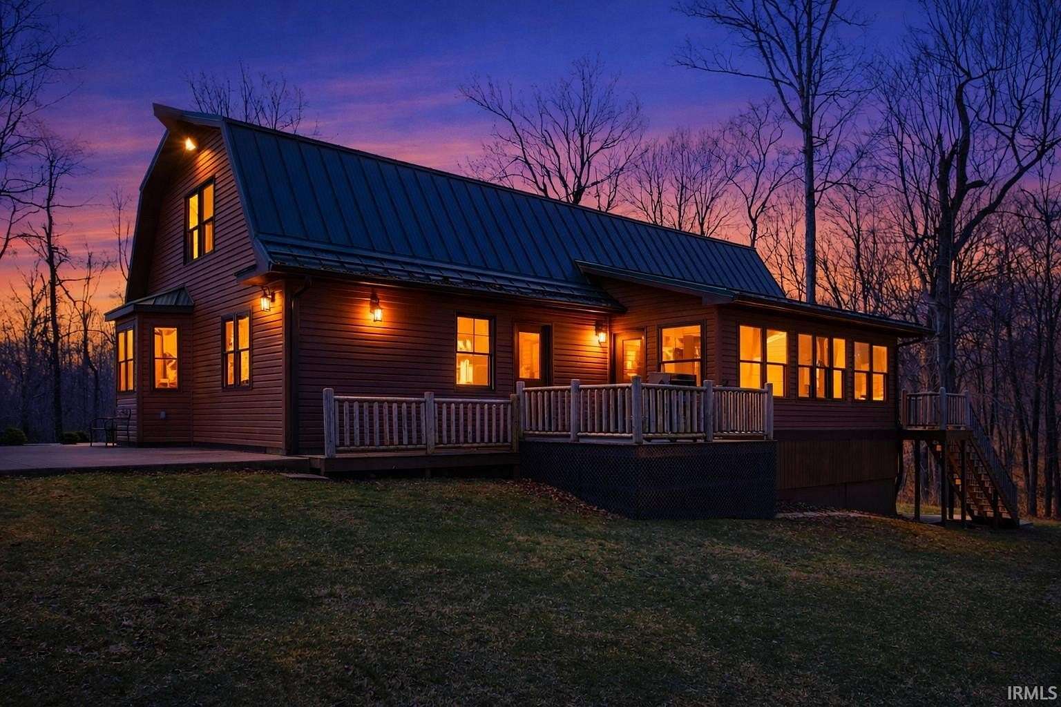 16 Acres of Land with Home for Sale in Milton, Indiana