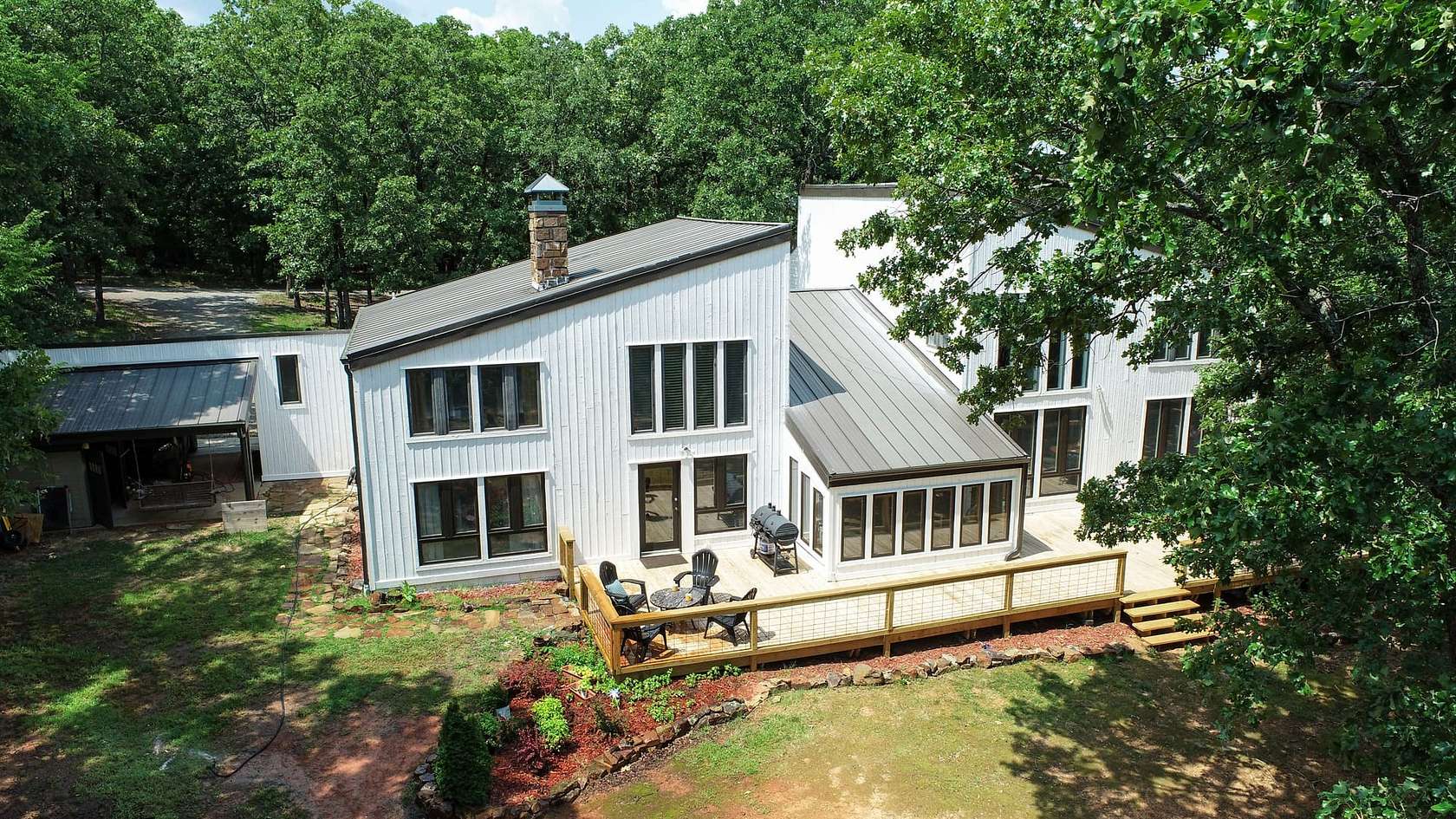 23.1 Acres of Land with Home for Sale in Hackett, Arkansas