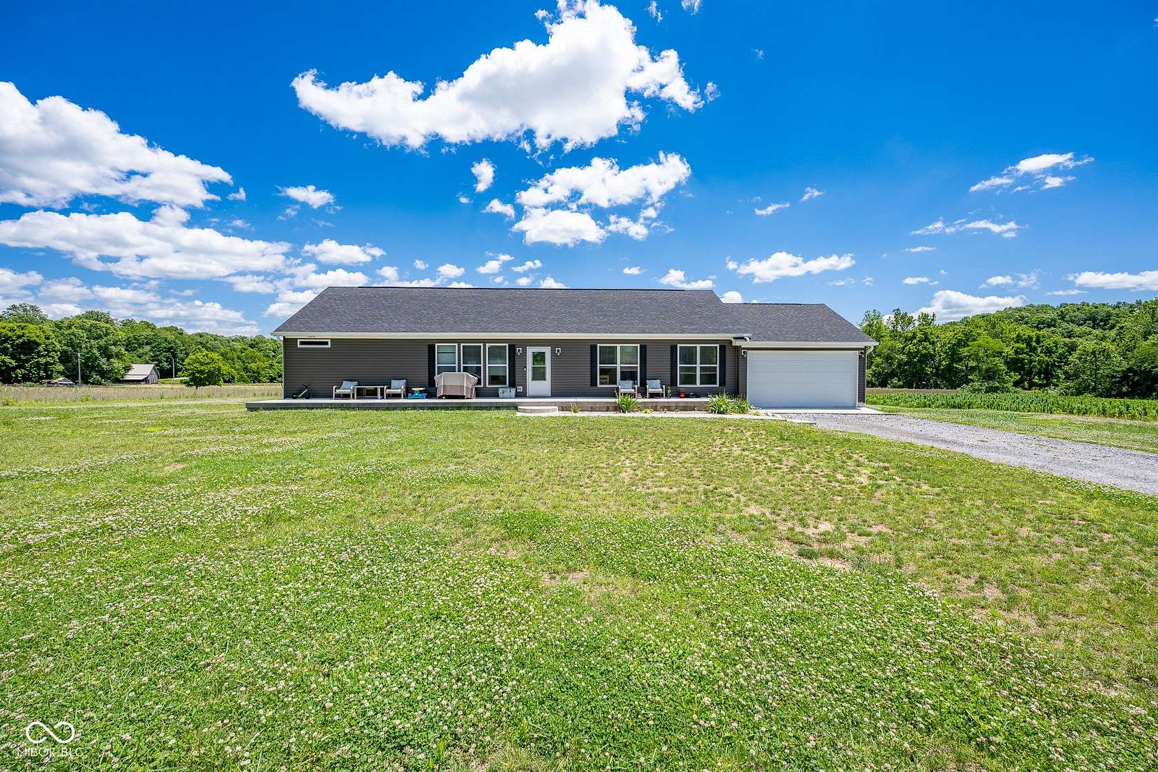 15 Acres of Land with Home for Sale in Greencastle, Indiana