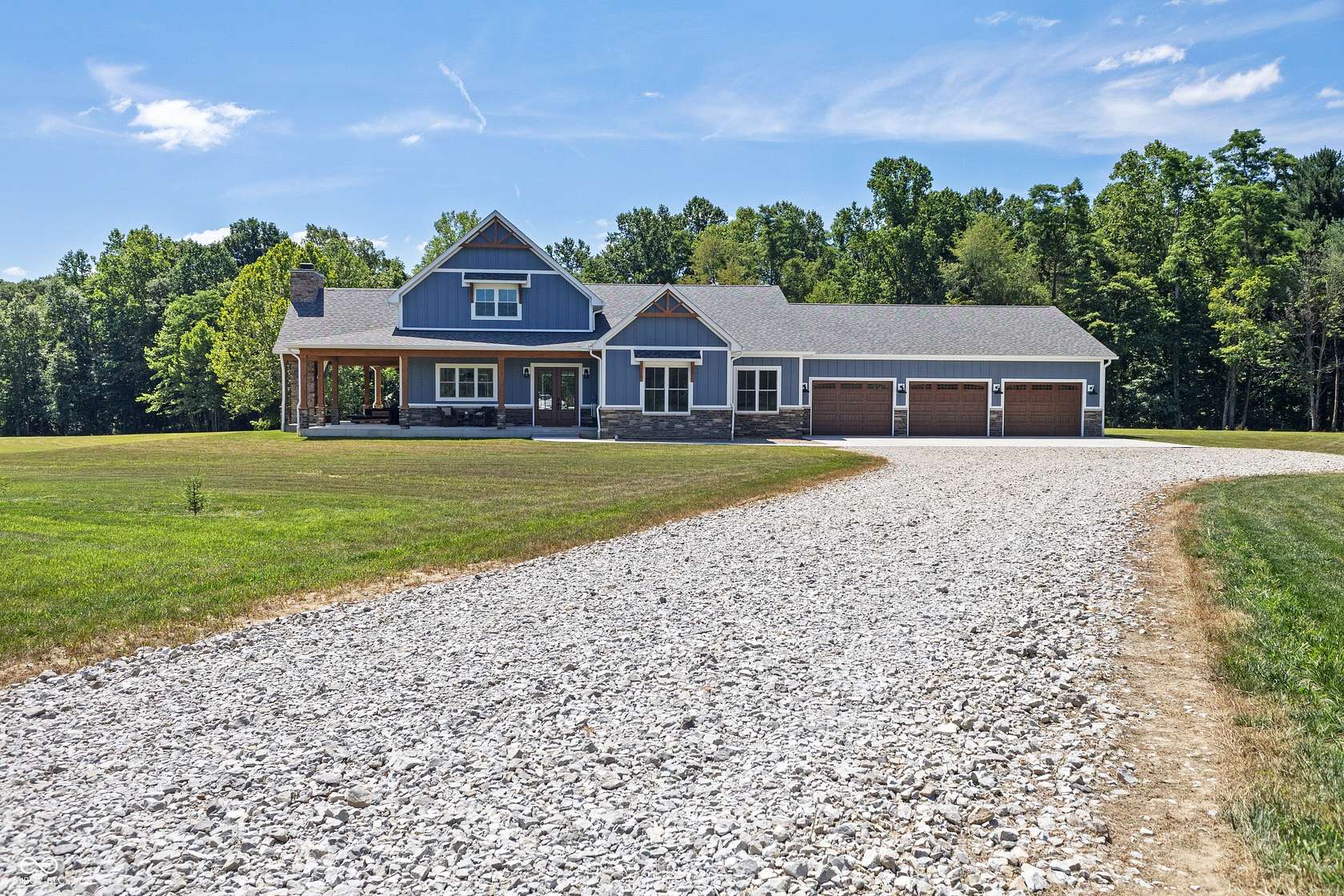 19.5 Acres of Land with Home for Sale in Cloverdale, Indiana