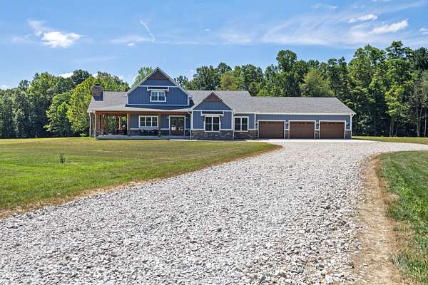 19.5 Acres of Land with Home for Sale in Cloverdale, Indiana
