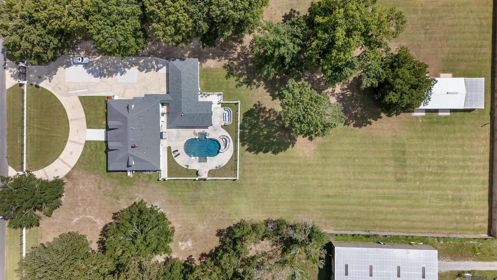 4.17 Acres of Land with Home for Sale in Zachary, Louisiana