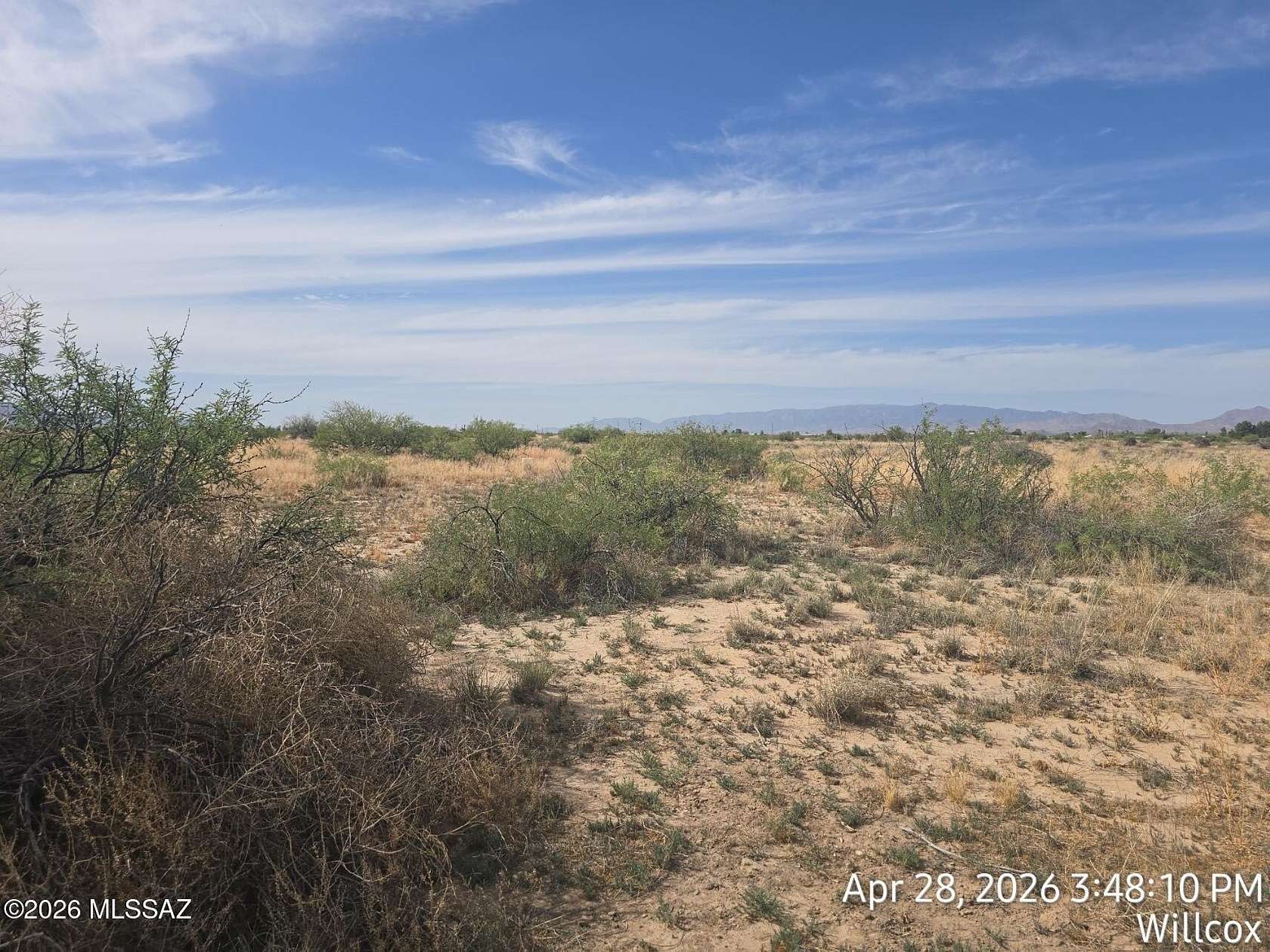 27.5 Acres of Land for Sale in Willcox, Arizona
