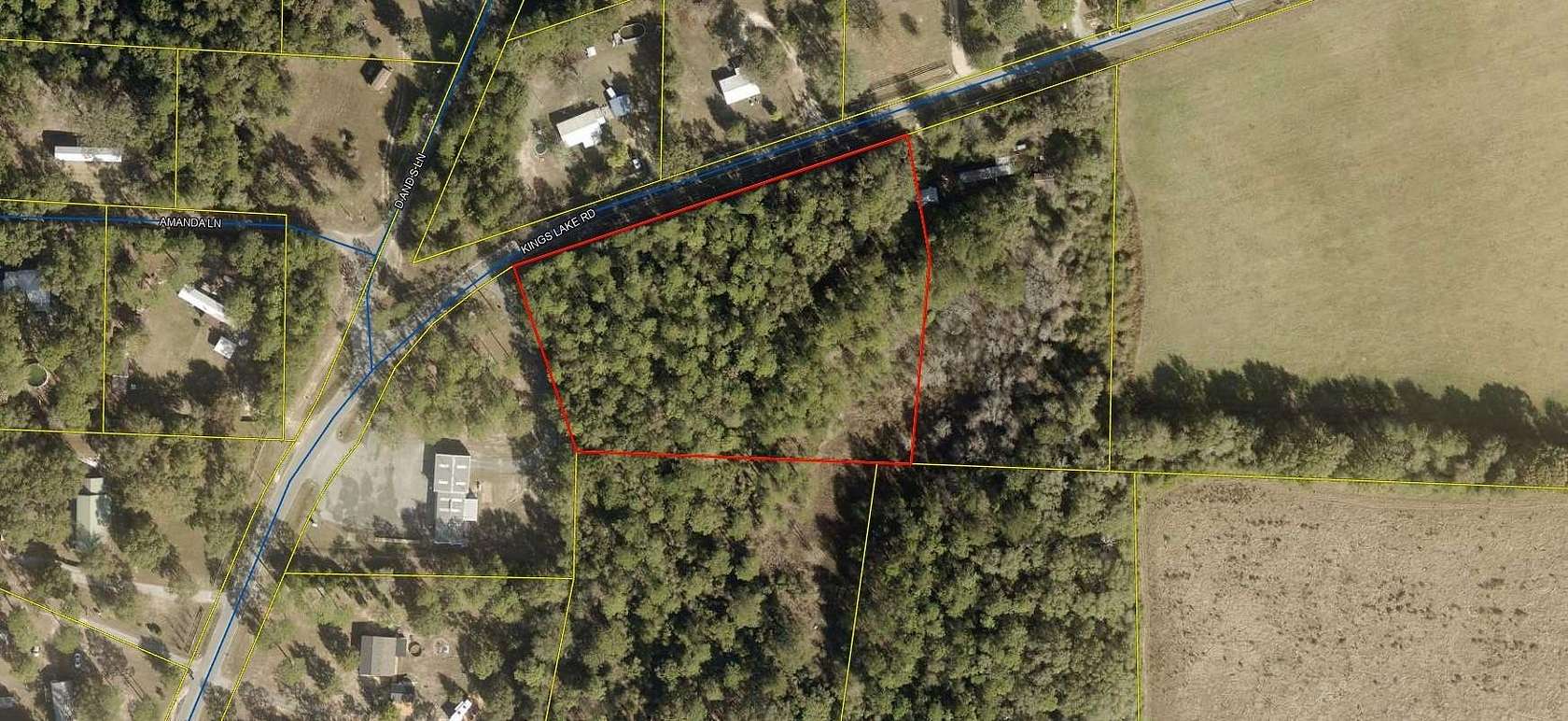 2.7 Acres of Residential Land for Sale in DeFuniak Springs, Florida