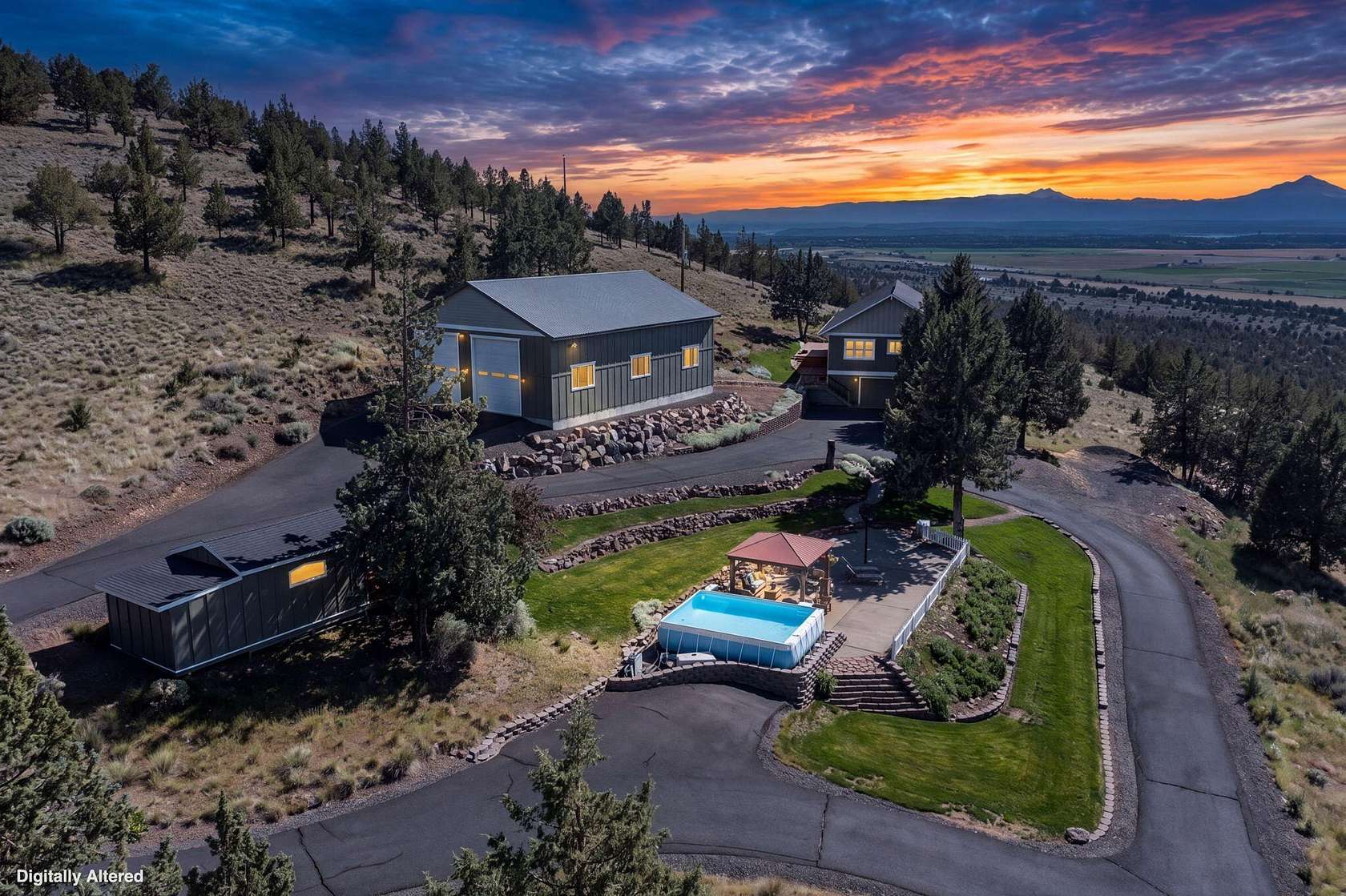 5 Acres of Land with Home for Sale in Culver, Oregon