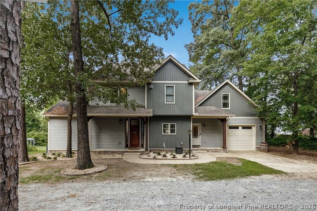 6.87 Acres of Land with Home for Sale in Fayetteville, North Carolina