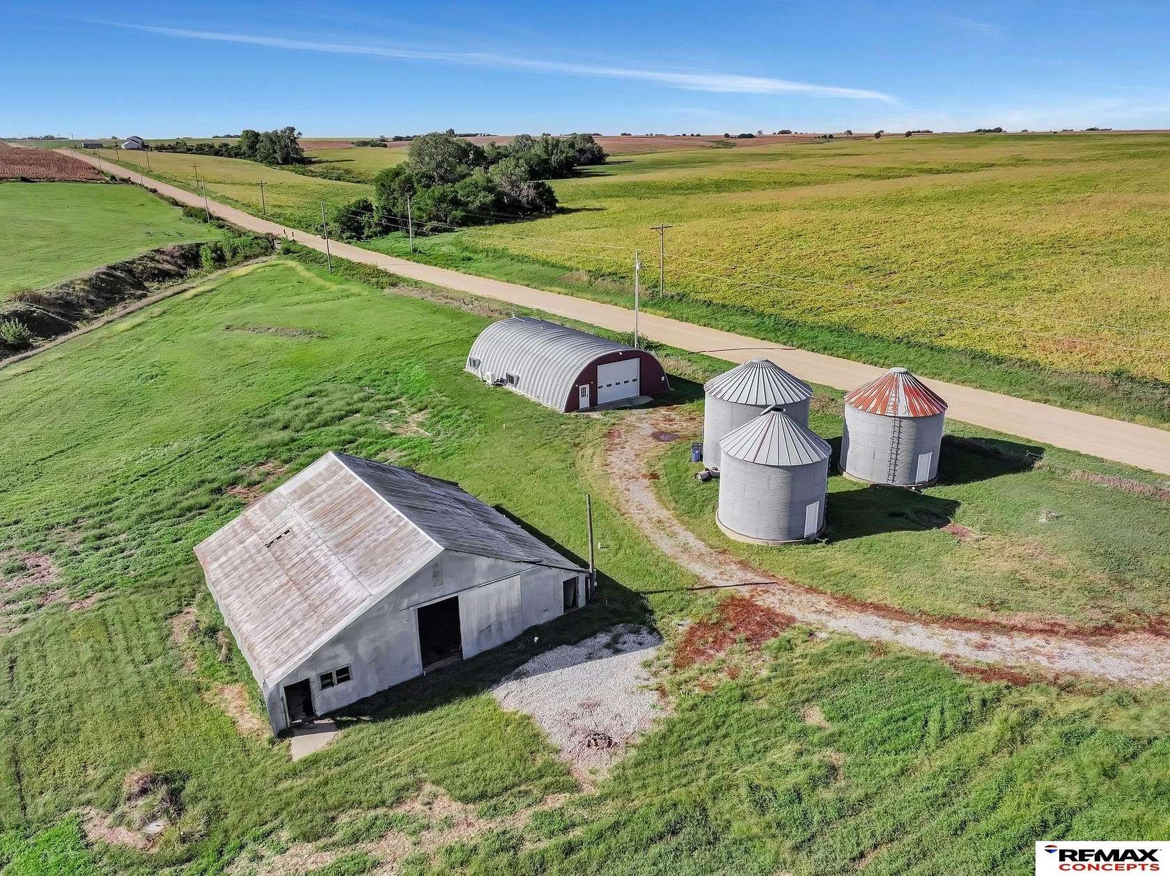 14.4 Acres of Land with Home for Sale in Adams, Nebraska