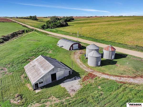 14.4 Acres of Land with Home for Sale in Adams, Nebraska