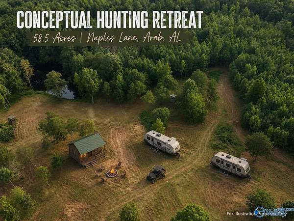 58.5 Acres of Land for Sale in Arab, Alabama