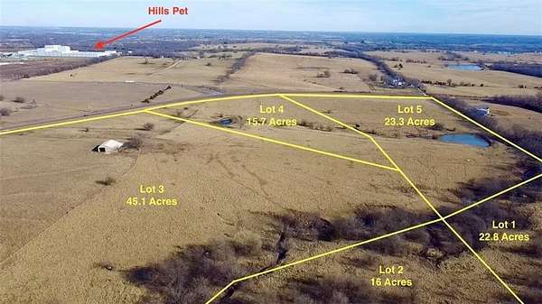 15.7 Acres of Commercial Land for Sale in Tonganoxie, Kansas