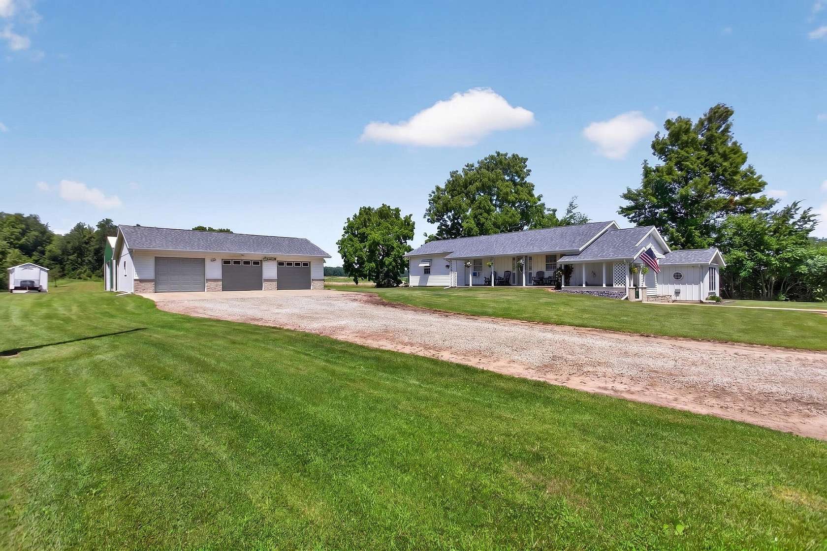2.5 Acres of Land with Home for Sale in Osseo, Michigan