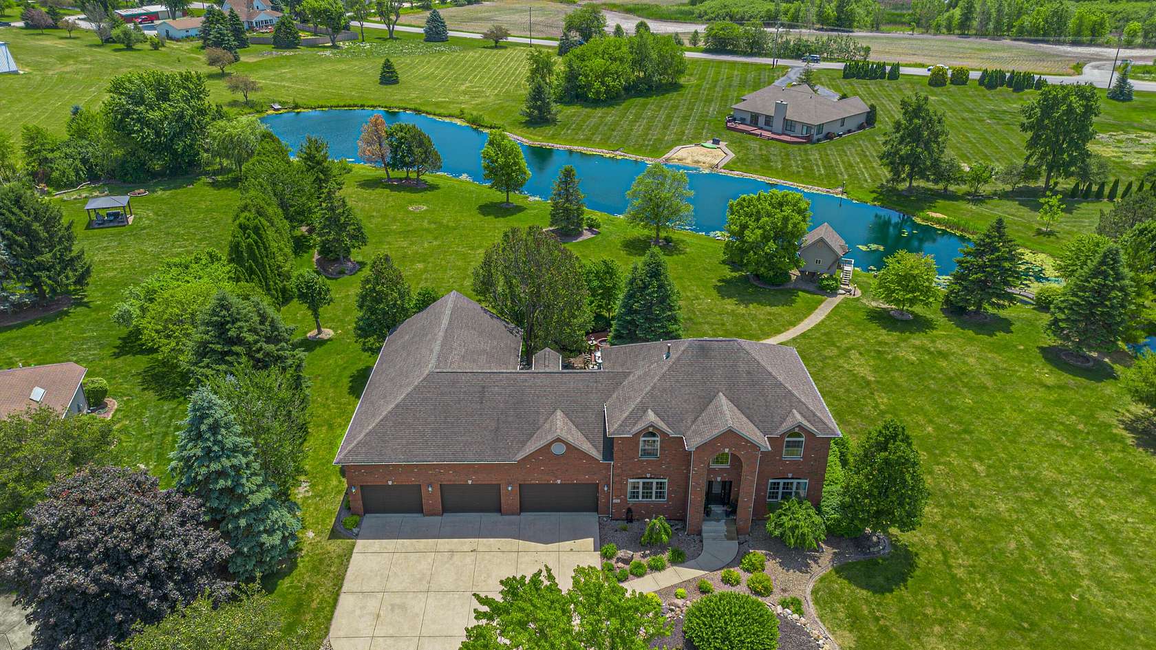 2 Acres of Land with Home for Sale in Crown Point, Indiana