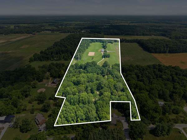 28 Acres of Land with Home for Sale in Sunbury, Ohio