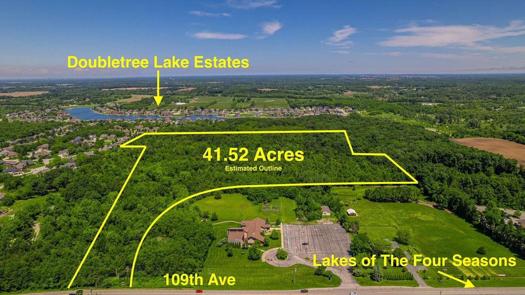 32.3 Acres of Recreational & Residential Land for Sale in Crown Point, Indiana