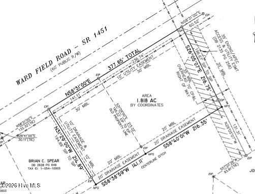 2.8 Acres of Residential Land for Sale in Vanceboro, North Carolina