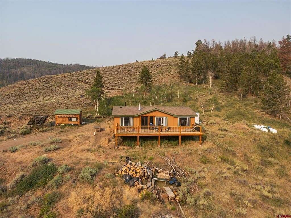 35 Acres of Recreational Land with Home for Sale in Gunnison, Colorado