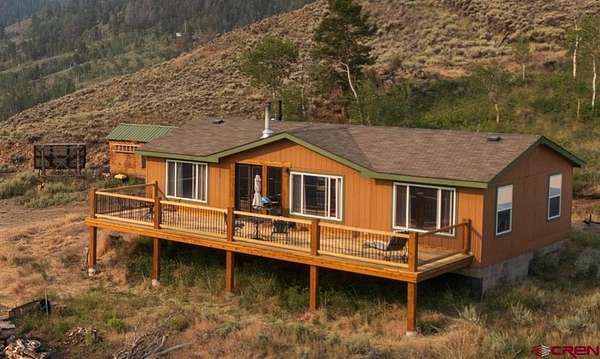 35 Acres of Recreational Land with Home for Sale in Gunnison, Colorado