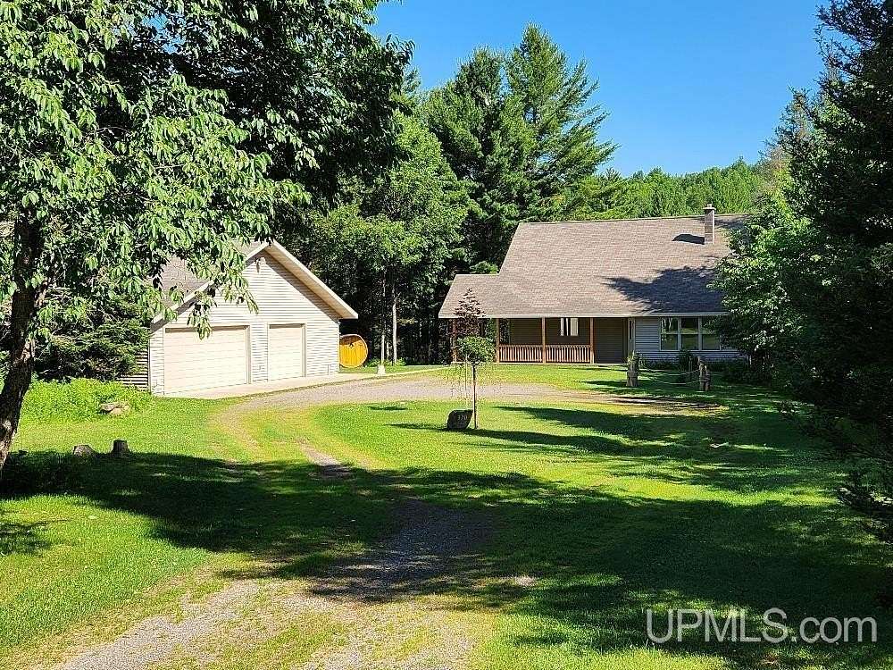 5 Acres of Land with Home for Sale in Iron River, Michigan