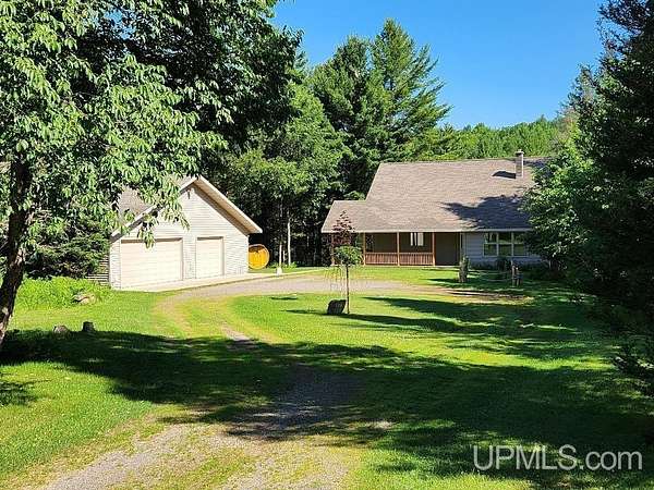 5 Acres of Land with Home for Sale in Iron River, Michigan