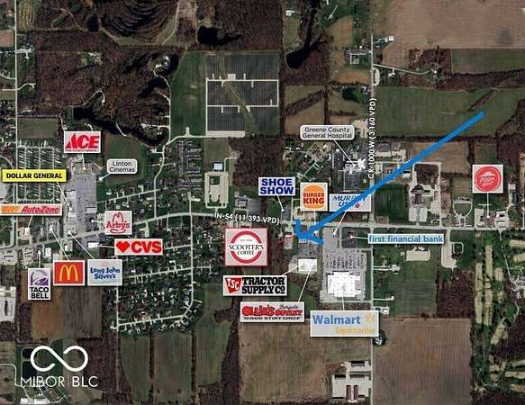1.82 Acres of Mixed-Use Land for Sale in Linton, Indiana