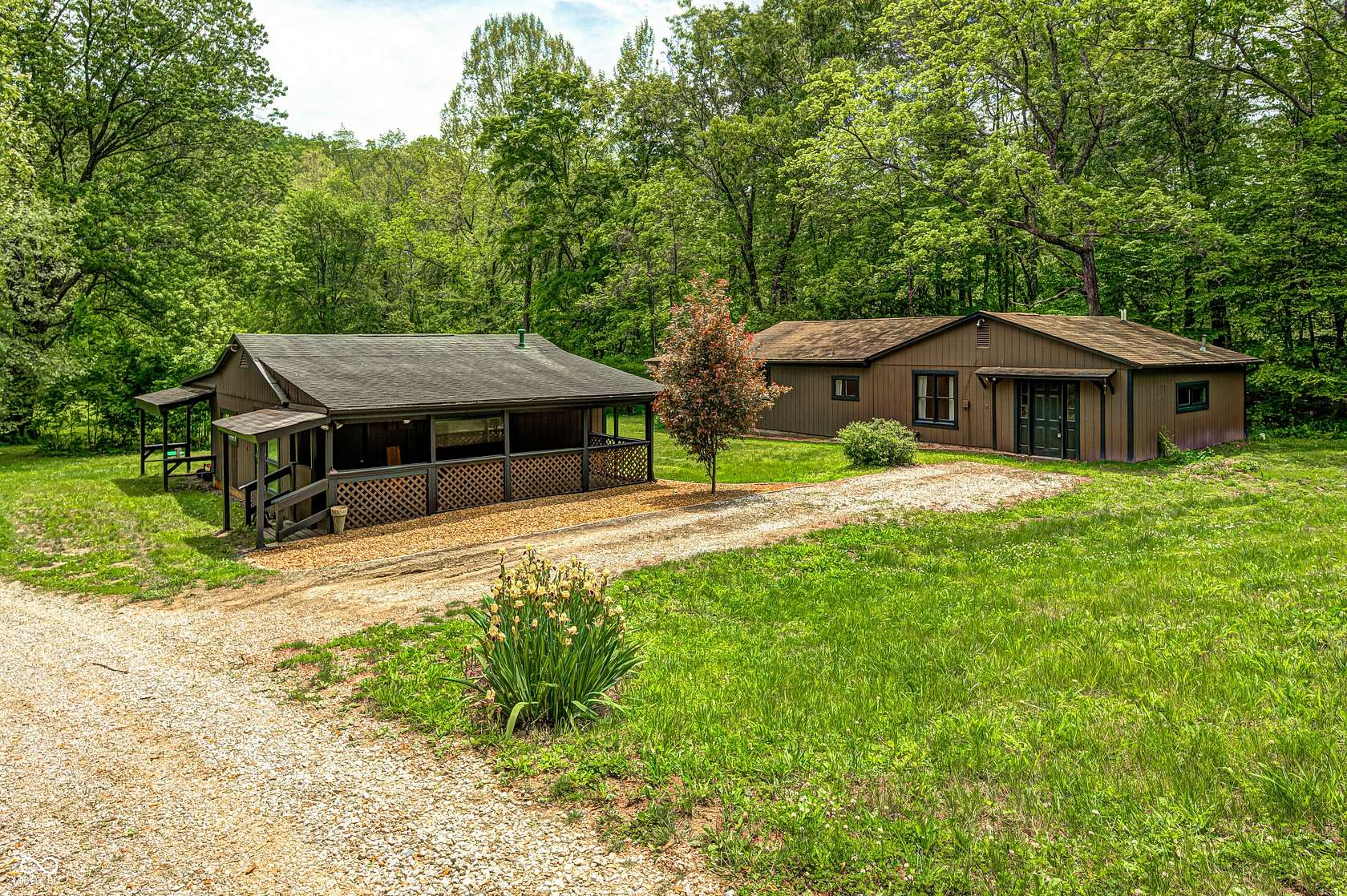 2 Acres of Land with Home for Sale in Nashville, Indiana