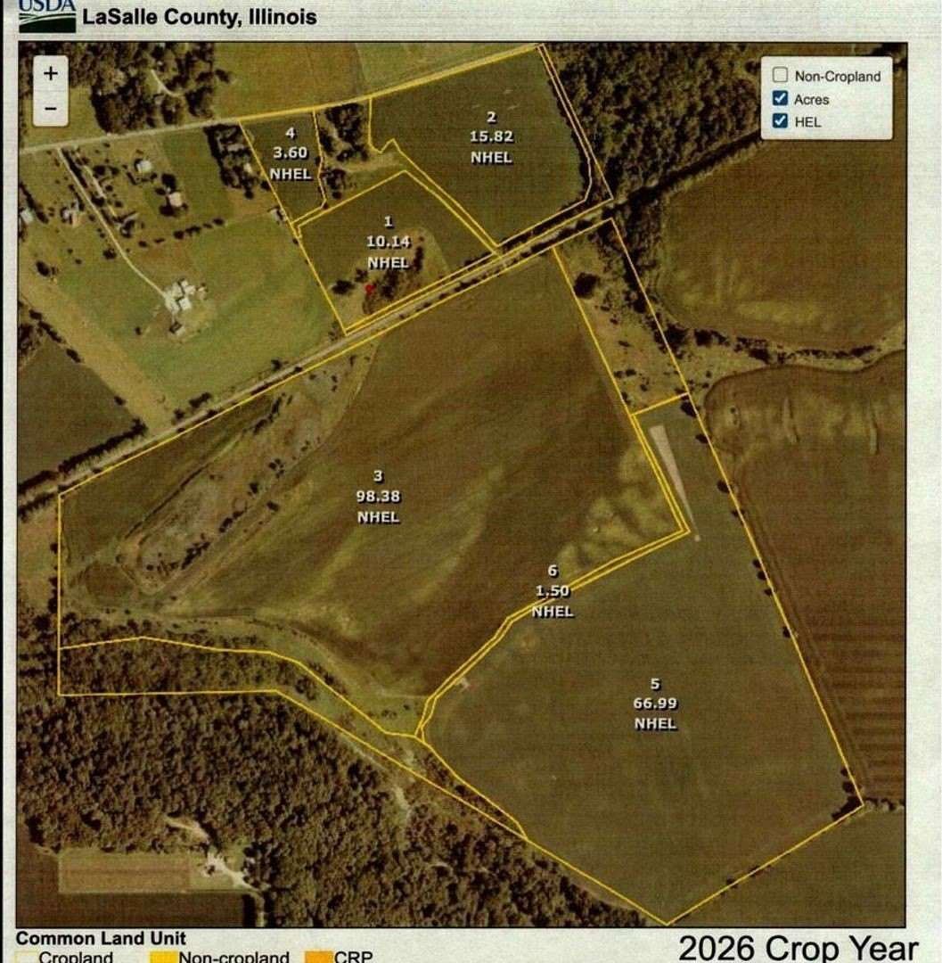 222 Acres of Land for Sale in Sheridan, Illinois