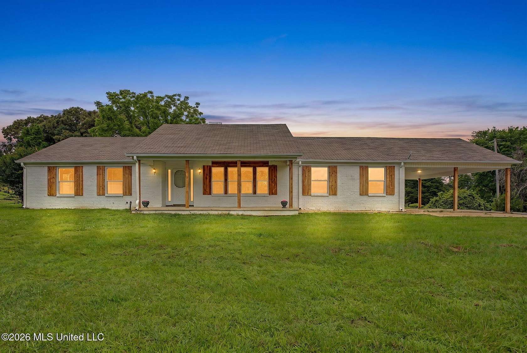 6.6 Acres of Land with Home for Sale in Coldwater, Mississippi